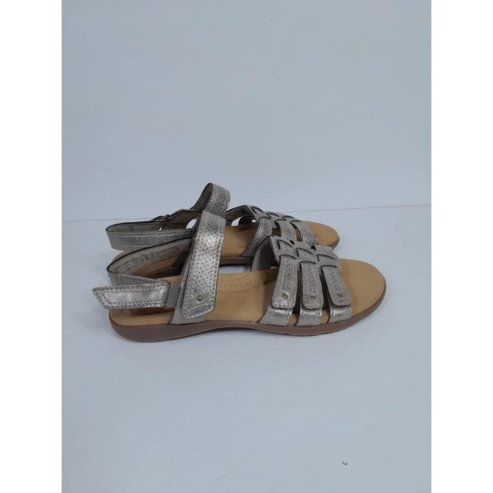 Clarks Womens Elizabelle Kay Beige Casual Sandals Shoes Women Sz 8 - Picture 2 of 12